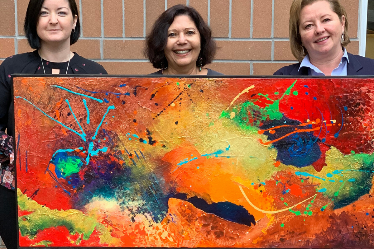 New Painting Received at Northumberland Hills Hospital